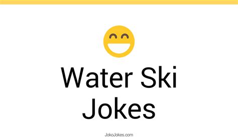 Water ski jokes "Skiing Is Life" Ski puns design is a fun, colorful design idea